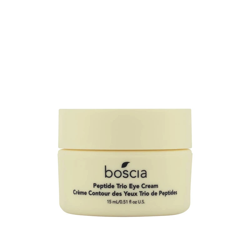 boscia Peptide Trio Eye Cream - Vegan, Cruelty-Free, Natural and Clean Skincare | Age-Defying Eye Cream with Peptide Blend and Organic Botanical Oils