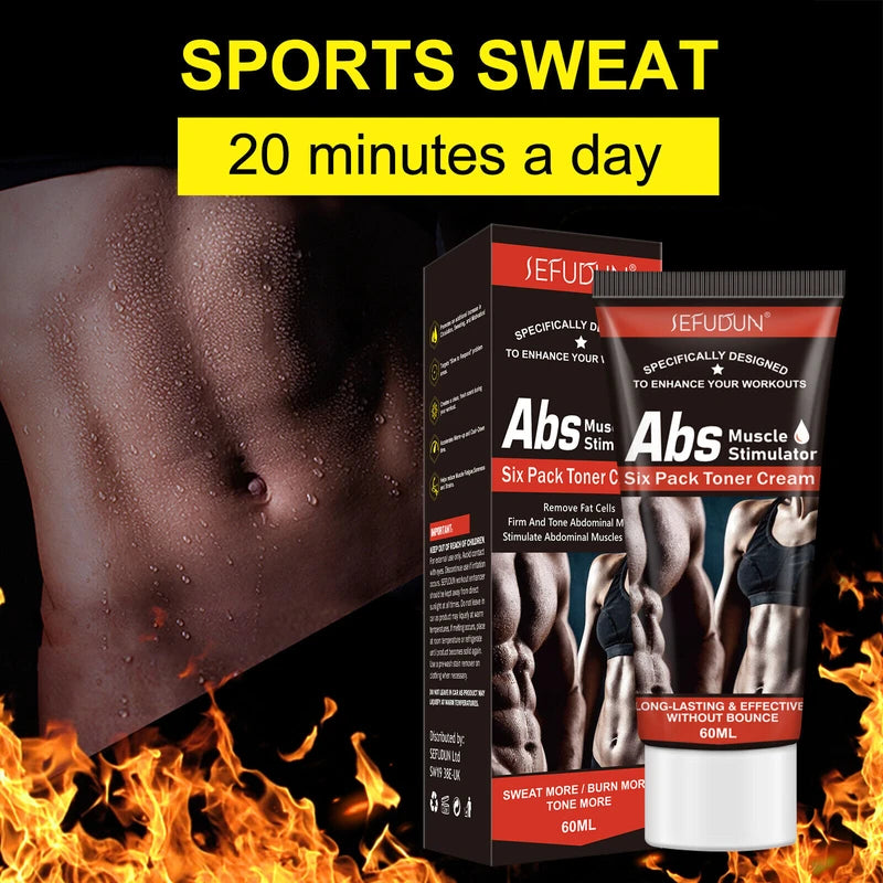 ABS Fat Burner Cream for Men Abdominal Muscle Belly Natural Body Slimming Cream