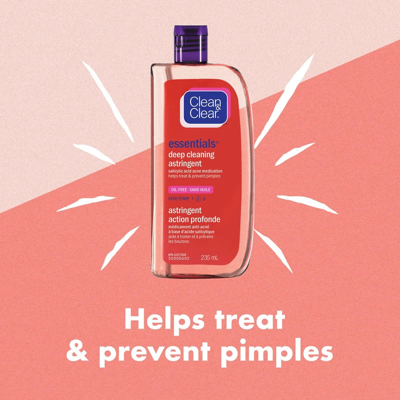 Clean & Clear Essentials Deep Cleaning Astringent, 235ml