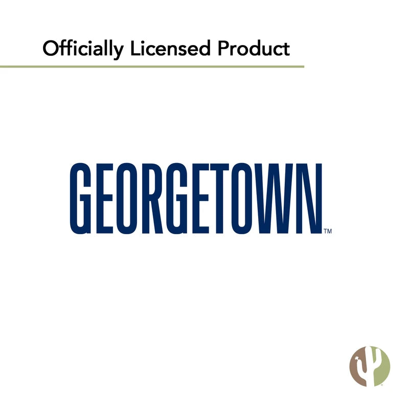 Desert Cactus Georgetown University Tie Hoyas GU, 100% Polyester, with Logo