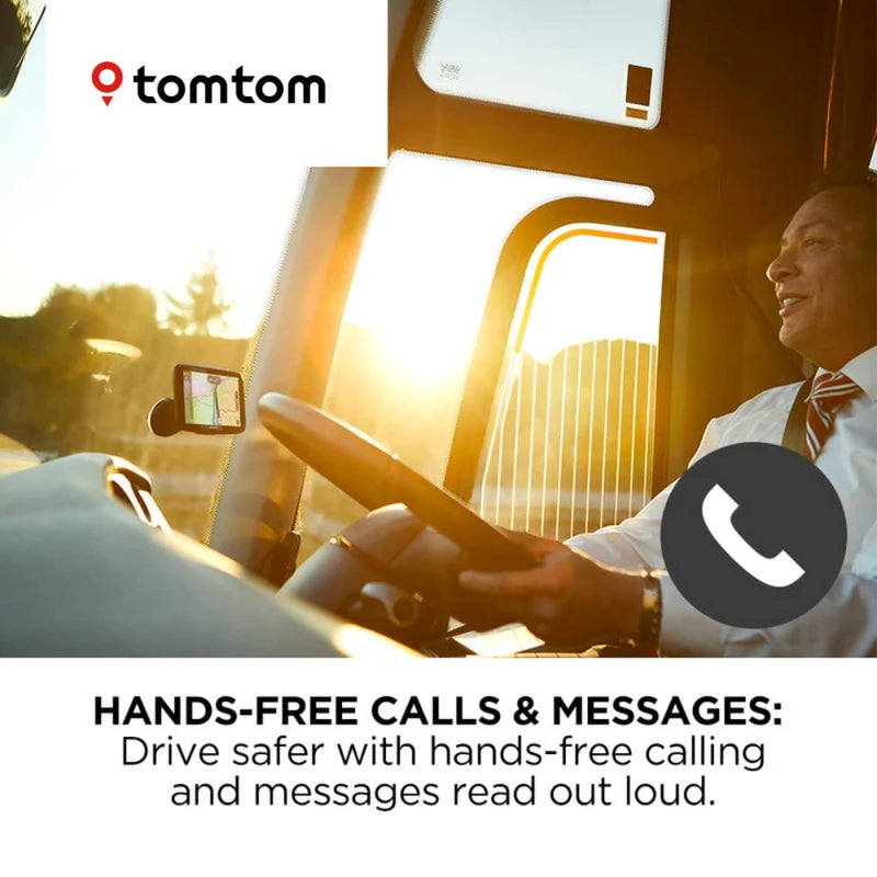 TomTom Truck Sat Nav GO Professional 520 with European Maps and Traffic Services (via Smartphone) Updates via WI-FI, Designed for Large Vehicles (Renewed)