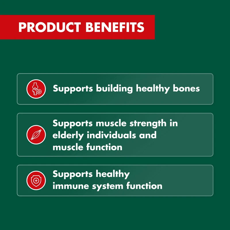 Nature's Own Vitamin D 1000IU Capsules 200 - Aids Calcium Absorption - Supports healthy Immune System Function, Bone health, Muscle Strength in the Elderly, & Muscle Function - High Strength