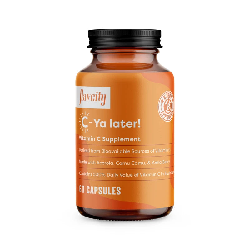FlavCity Vitamin C Supplement C-Ya Later! 30-Day Supply (60 Capsules)