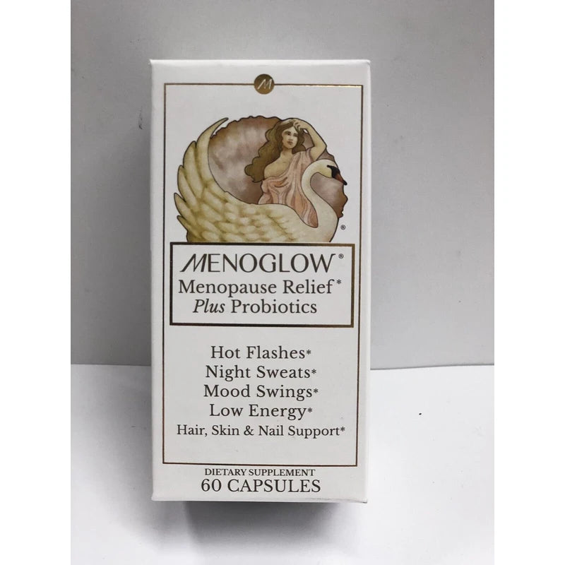 0.1 fl oz MENOLABS Menoglow Menopause Relief Plus Probiotics Supplement 60ct EXP 06/24