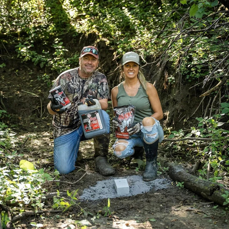 EVOLVED HABITATS Deer Cane Black Liquid Mineral Deer Attractant - Fast & Easy...