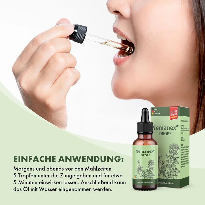 NEMANEX With high-quality ingredients, support for the body, 30 ml capacity, 3 x