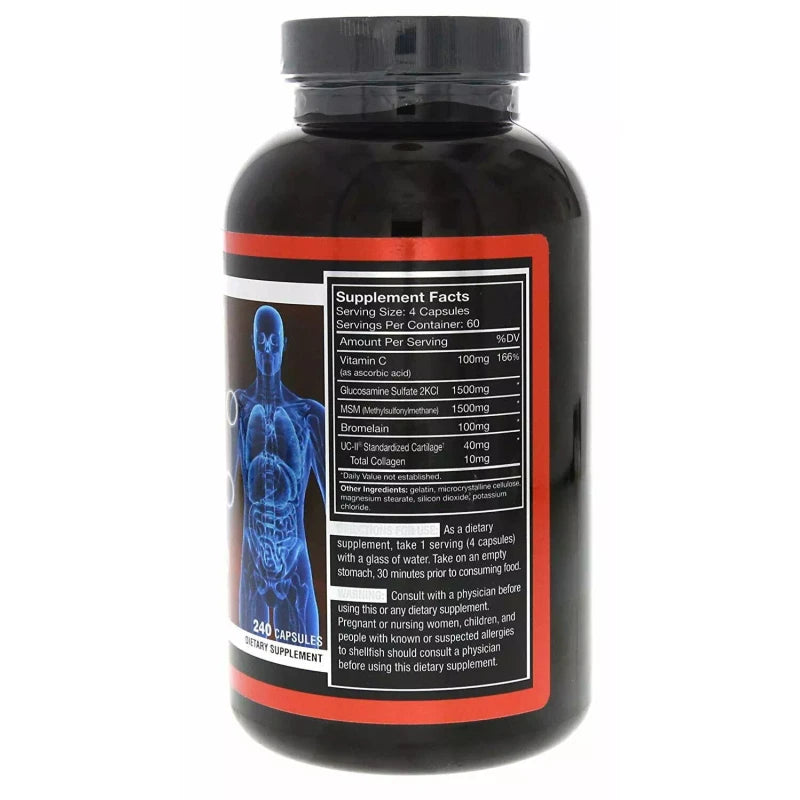 Myogenix Joint and Tissue with UC-II Max Strength Joint Formula 240 Capsules New