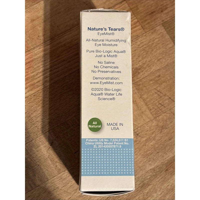 Natures Tears Eye Mist Eyemist Spray Dry Eye Bio-Logic Aqua DISCONTINUED Sealed