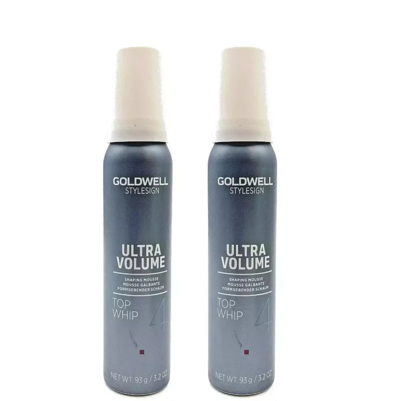 Goldwell Ultra Volume Shaping Mousse Top Whip #4 3.2 oz (pack of 2) limited