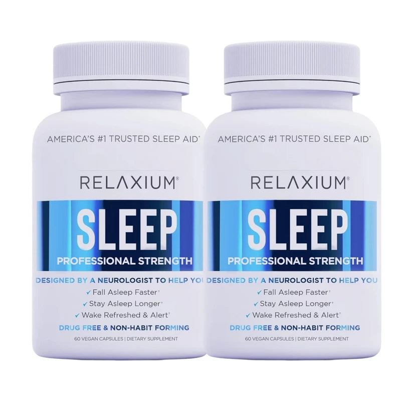 Relaxium 2-Pack Relaxium Sleep Natural Dietary Supplement for Better Sleep (120 Capsules)