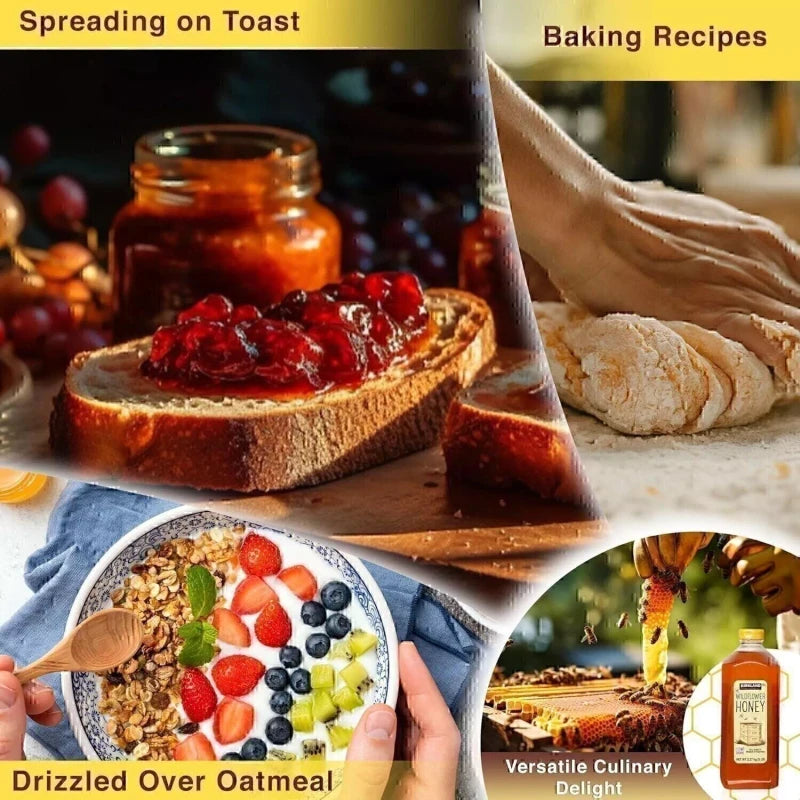 Kirkland Signature Wildflower Honey U.S Grade A - Sugar-Free - 2.27kg (5LB)