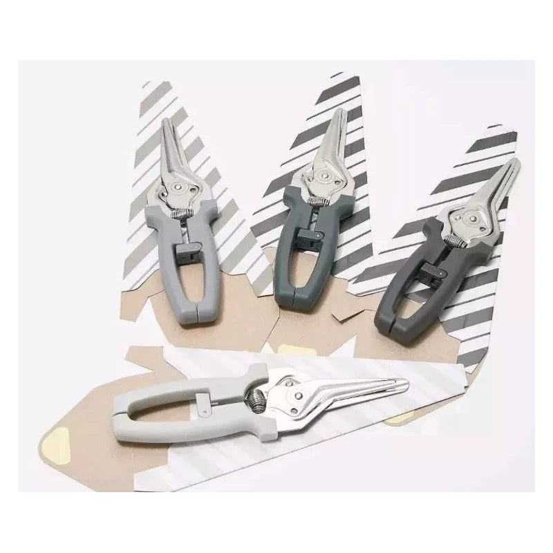 Kuhn Rikon Set of 4 Kuhn Rikon Classic Kitchen Shears Scissors Gray Scale Gift Boxes NEW