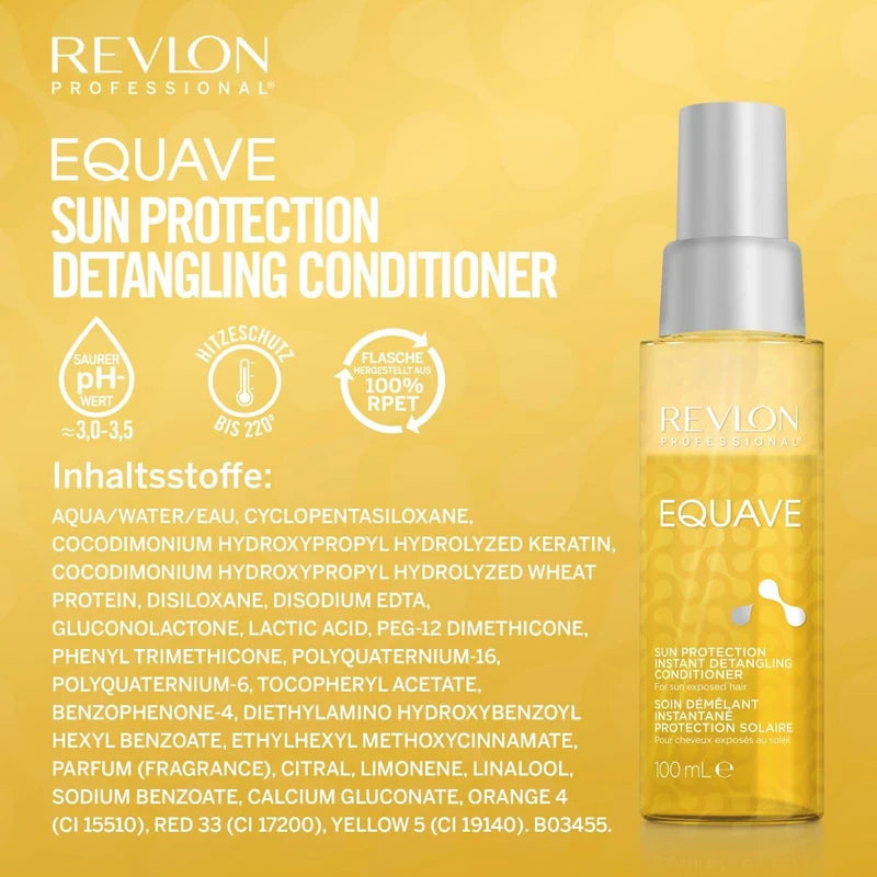 Revlon Professional Equave Sun Protection Professional Detangling Two Phase Conditioner for Sun-Exposed Hair, 100 ml