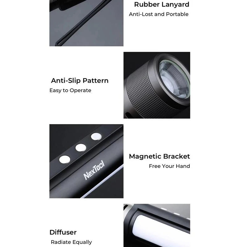 XCOOL Outdoor 6-in-1 1000lm Thunder Flashlight - Specification: Default