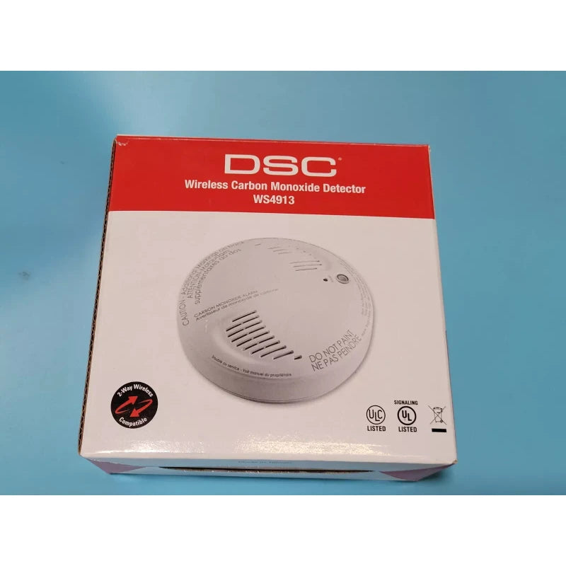 DSC Brand New DSC WS4913 Wireless Carbon Monoxide Detector- READ DESCRIPTION DETAIL