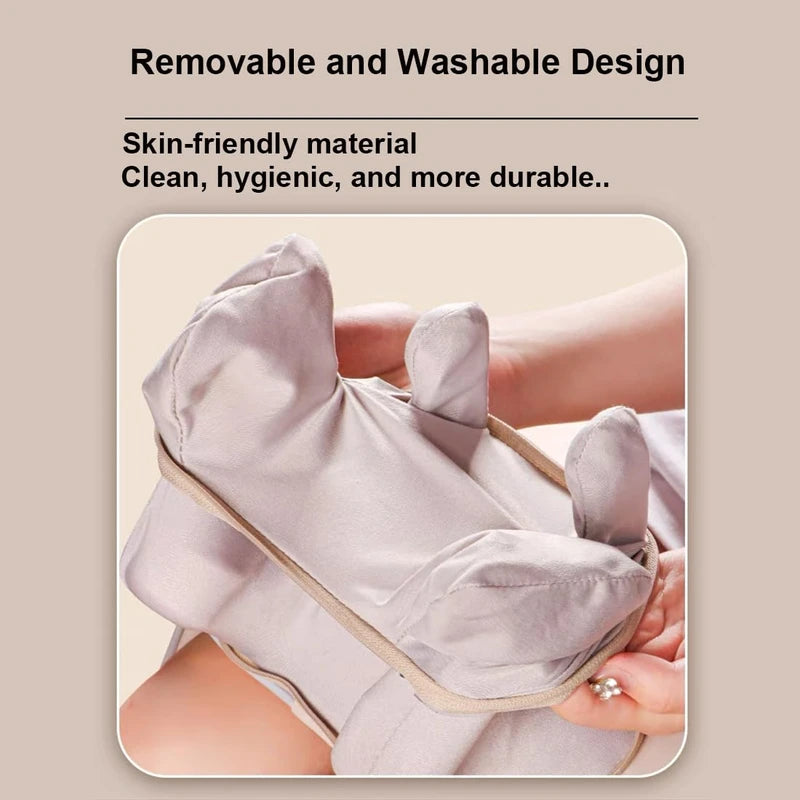 Nvmti 4 Hands Neck and Shoulder Massager, 2025 New Four Hands Neck Massager, Neck and Shoulder Massager with Heat, Wireless Shiatsu Massager, 4hands Neck & Shoulder Massager (Beige)