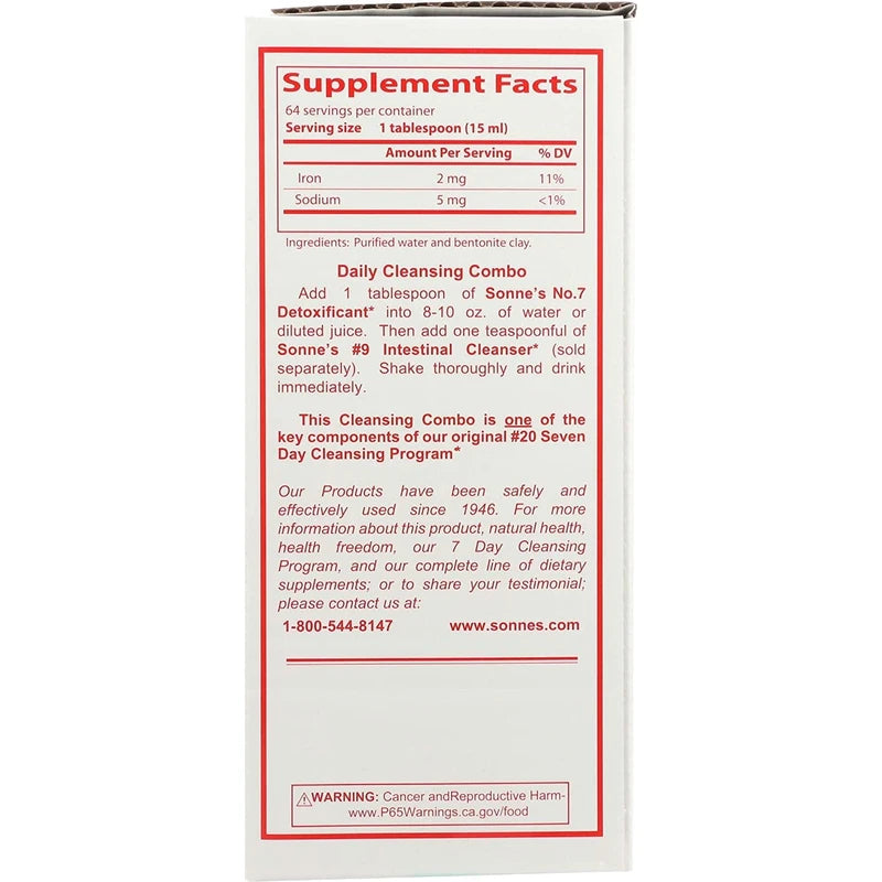 Sonne's Sonnes, Detoxificant #7, 32 Ounce