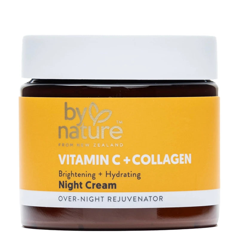 By Nature Vitamin C + Collagen Brightening + Hydrating Night Cream