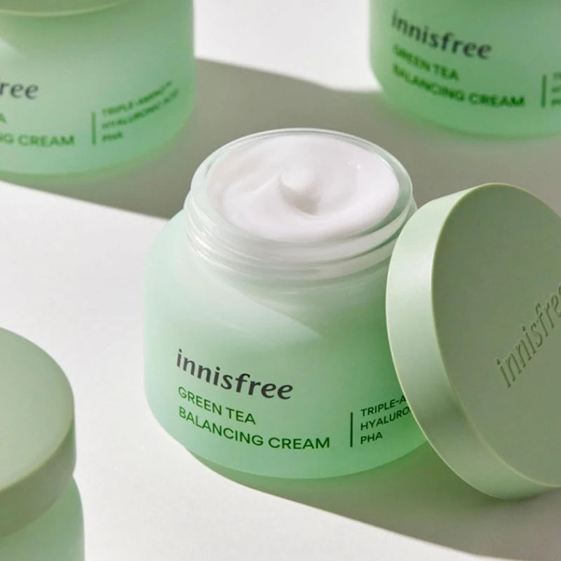 innisfree Green Tea Balancing Cream 1.7 fl oz (50 ml), New Package 1.7 fl oz (50 ml) x 1