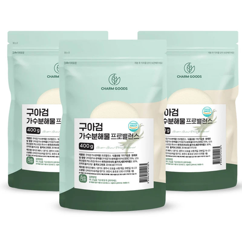 Guar gum hydrolyzate Probalance 400g 3 packs dietary fiber prebiotics / 구아검 가수분해물 프로밸런스 400g 3개 묶음 식이섬유 프리바이오틱스