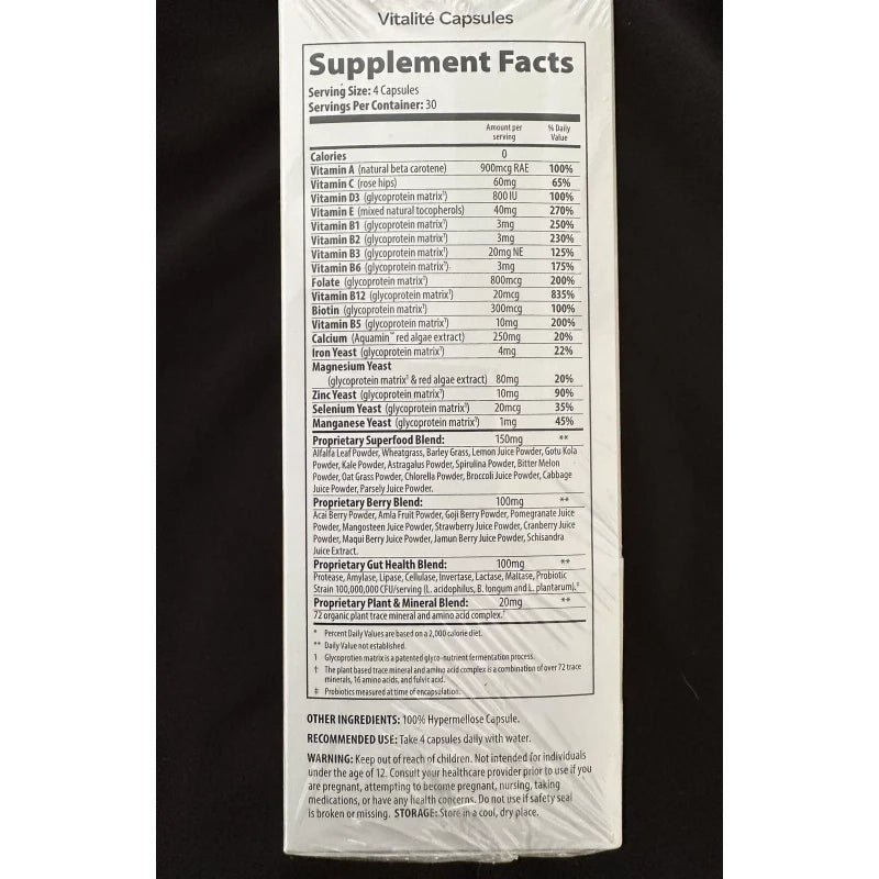 Three International - Vitalite Superfood Blend - Multivitamin Complex