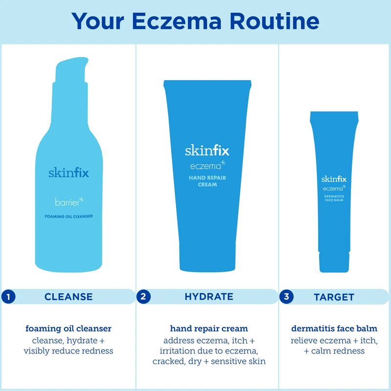 Skinfix Skinfix Eczema+ Hydrating Hand Repair Cream: To Address Eczema & Dry, Cracked, Sensitive skin, 3 FL Oz