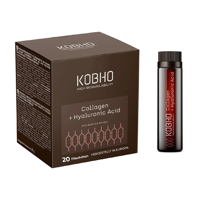 Verisol® Collagen | Collagen Joints + Skin | Hyaluronic Acid Drinking Ampoules | Pleasant Tasting Collagen Drinking Ampoules | Maximum Absorption | Gluten Free Verisol Collagen Peptides