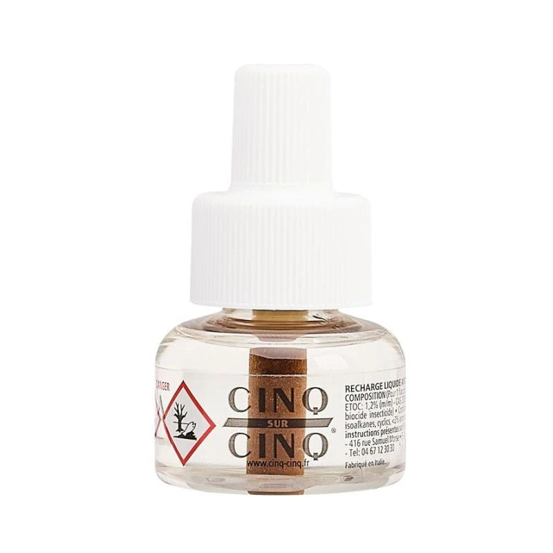 Cinq sur cinq 5/5 Diffuseur électrique double usage contre les insectes