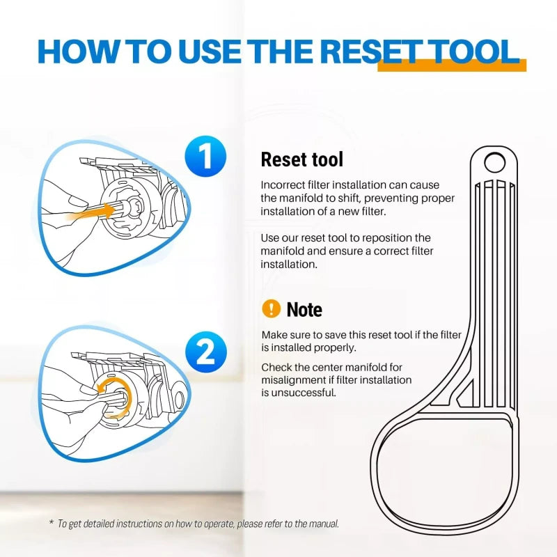 PUREPLUS RWF4700AB Fit for LT1000P Water Filter & Air Filter AF004 3 Pack