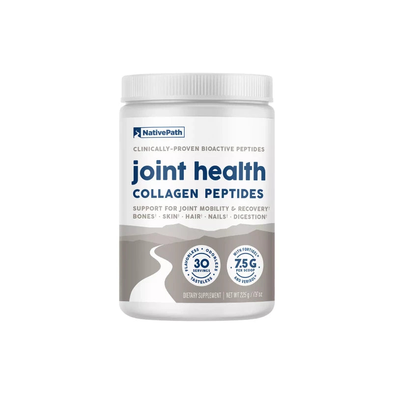 NativePath Joint Health Collagen Peptides with Fortigel and Verisol, 225 g, 7.9