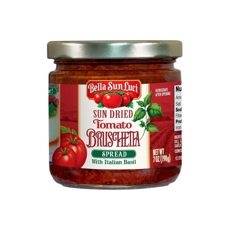 Bella Sun Luci Bruschetta Sun Dried Tomato, Vegan, 7 Ounces (Pack Of 6)