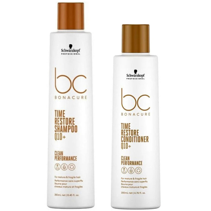 Schwarzkopf BC Bonacure Time Restore Q10+ Set (Shampoo 250ml + Conditioner 200ml)
