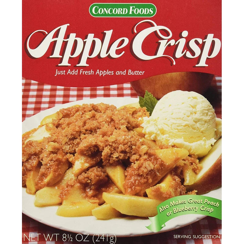 Concord Farms Apple Crisp Mix Value Pack of 6 Boxes