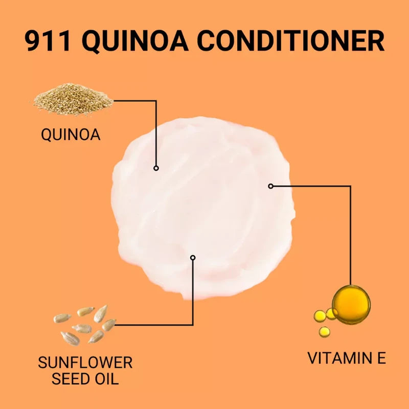 Biotop Professional 911 Quinoa Shampoo & Conditioner LITER DUO, 33.8 Fl Oz each