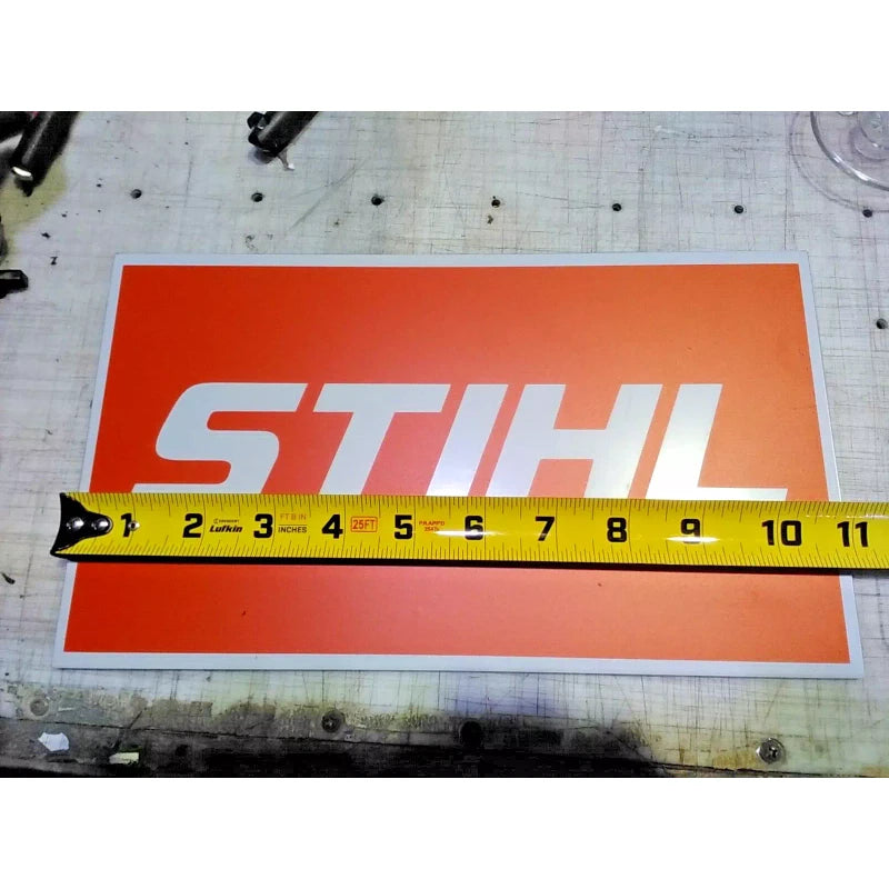 STIHL chainsaw Plaque, garage AlumaBond sign shop decoration