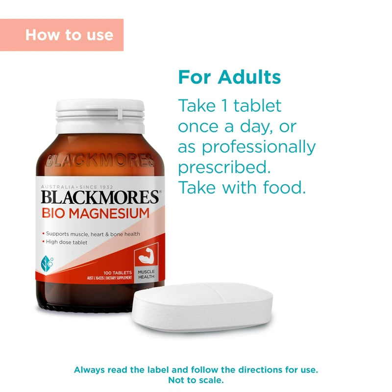 Blackmores Bio Magnesium (100 Tablets)