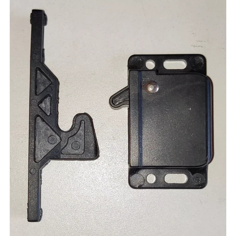 Decorite 5838 Push to Close Latch - Black RV Camper NOS