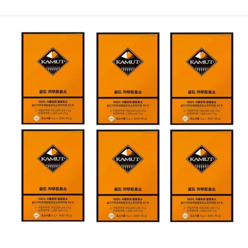 Gold Kamut Enzyme 5 Boxes 5 Month Fermented Lactic Acid Bacteria Kamut, Basic, 90g, 5 Pieces / 골드 카무트 효소 5박스 5개월 발효 유산균 카뮤트, 90g, 5개