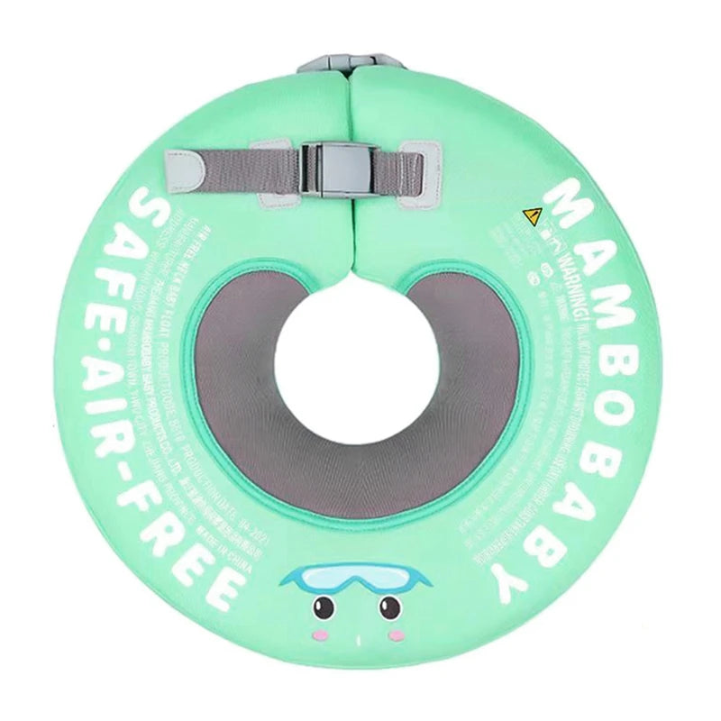 Baby Swimming Neck Ring Non Inflatable Ergonomic Thick Adjustable Baby Bath Float Neck Ring