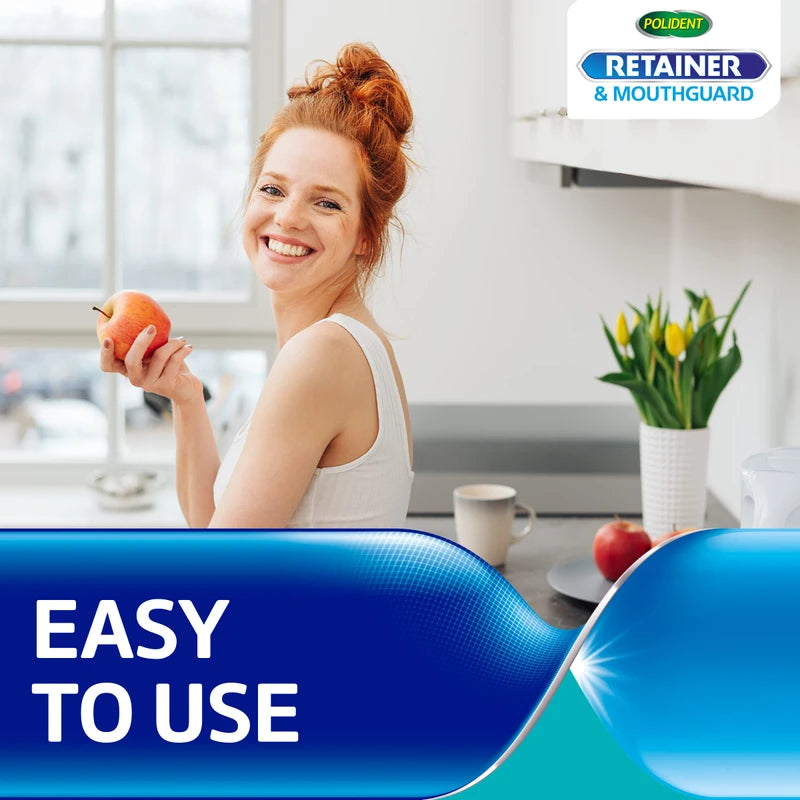 Polident Retainer & Mouthguard Daily Cleanser, Removes Stains and Discoloration for Denture, 36 Tablets