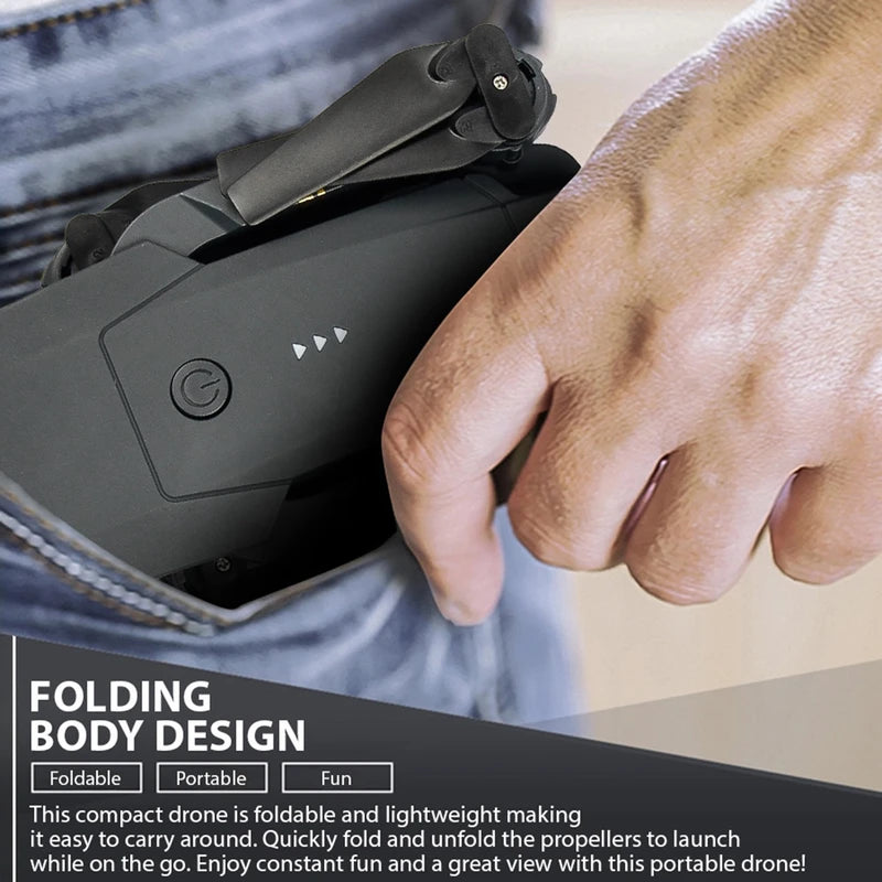 Falcon 4K Drone with Camera | Quadcopter Drones for Kids, Adults, Beginners and Pros | HD Pictures and Videos, Foldable, Silent Movement, Anti-Collision Sensors, Up to 30 MPH