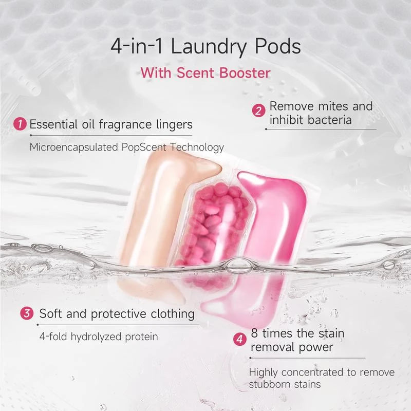 GoldKey 4 in 1 laundry pods - Color: Fresh