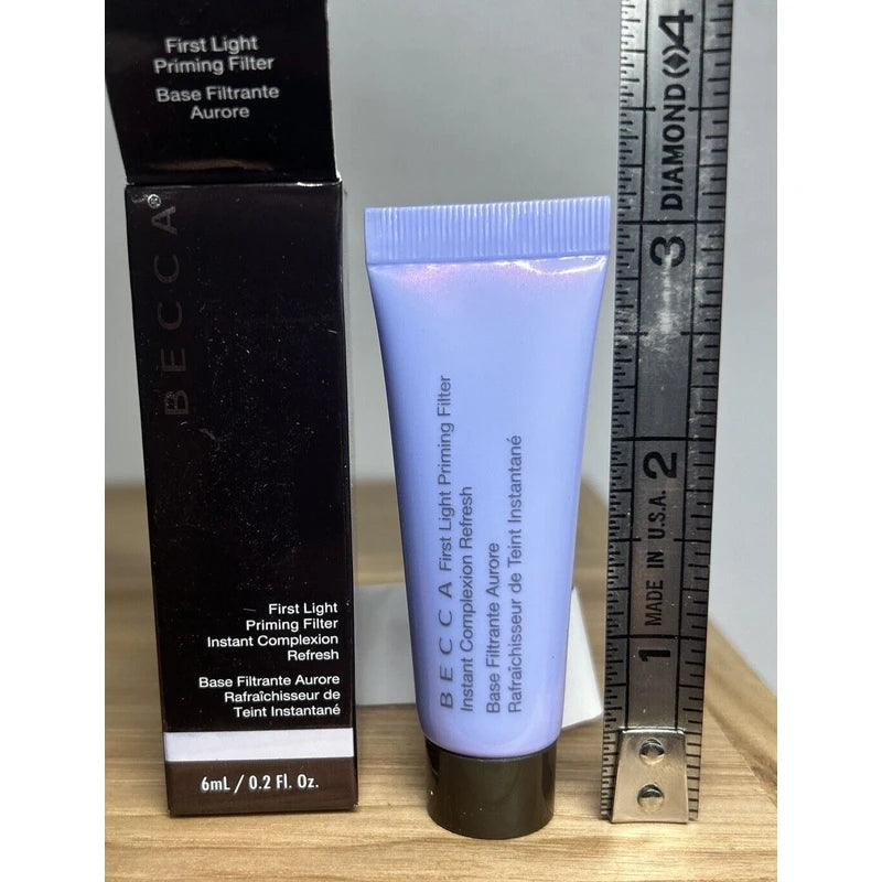 BECCA 4X NEW Sealed Becca First Light Priming Filter Instant Complexion Refresh 0.2oz