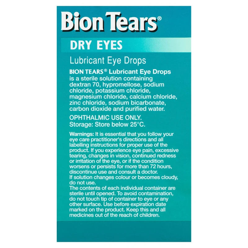 Bion Tears Eye Drop 0.4ml x 28