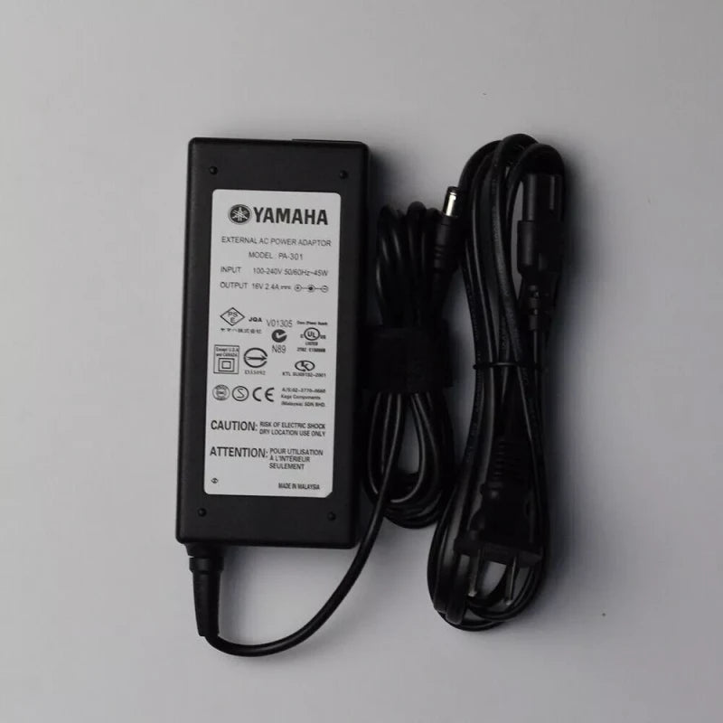 Yamaha AC DC Adapter For Yamaha DGX-670 DGX-670B DGX-670WH 88-Key Digital Piano Power