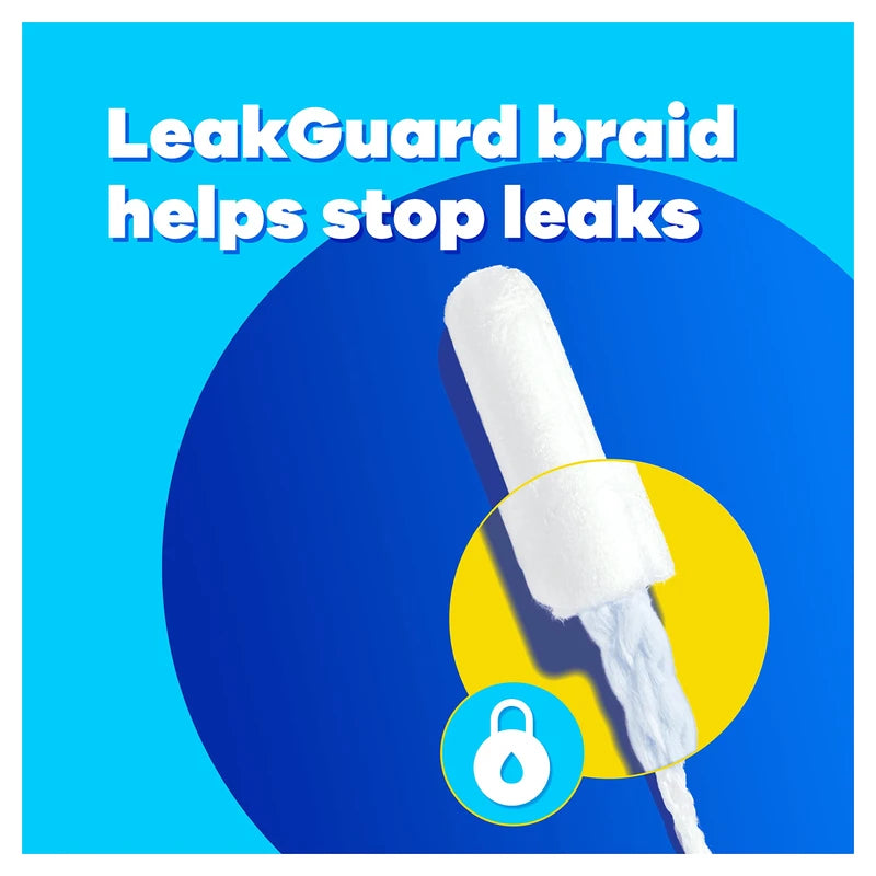 Tampax Compak Pearl Tampons, Regular With Applicator, 16 Tampons (16 x 1 Packs), Leak Protection And Discretion