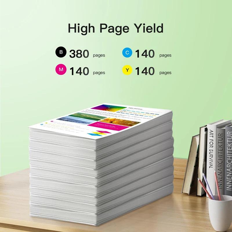 232XL Ink Cartridges Combo Pack Replacement for Epson 232 Ink Cartridge 232 232XL 232 XL T232 to use with Epson XP-4205 XP-4200 Workforce WF-2930 WF-2950 Printer (4 Pack, Black, Cyan, Magenta, Yellow)