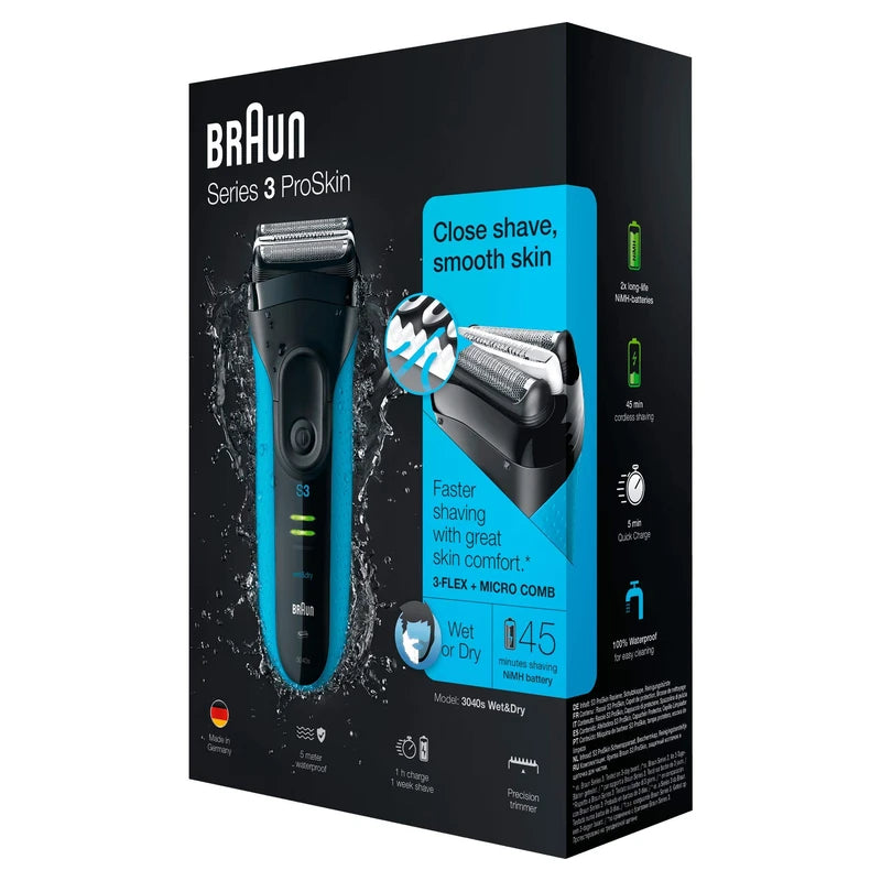 Braun 340s Series 3 Wet and Dry Shaver Shaving System