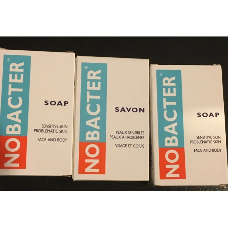 3X Nobacter Soap 100g for Sensitive Face and Body Exp.05/2028 NIB
