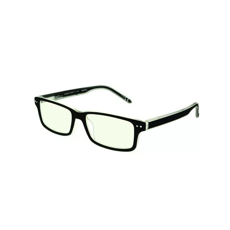 Eschenbach +2.5 Polinelli Reading Glasses - Black / White Frame
